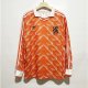 Netherlands Home Long Sleeve Retro 1:1 Quality  Soccer Jersey 1988