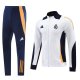 Real Madrid White Training Tracksuit 1:1 Quality Training Jersey 24/25