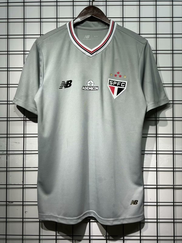 Sao Paulo Third Grey Fans 1:1 Quality Soccer Jersey 25/26