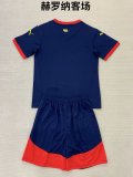 Girona Away  Kids Kits 1:1 Quality  Soccer Jersey 24/25
