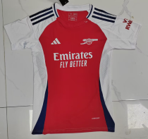 24/25 Arsenal Home Red 1:1 Quality Women Soccer Jersey