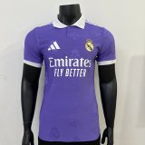Real Madrid Dark Purple Flower Player 1:1 Quality Soccer Jersey 25/26