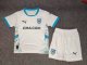 Marseille Home Kids Kits 1:1 Quality Soccer Jersey 24/25