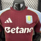 Aston Villa Home Player  1:1 Quality Soccer Jersey 25/26