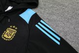 24/25 Argentina Hooded long sleeved Black 1:1 Training suit