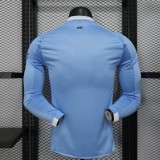 Manchester City Home Long Sleeve Player 1:1 Quality Soccer Jersey 25/26