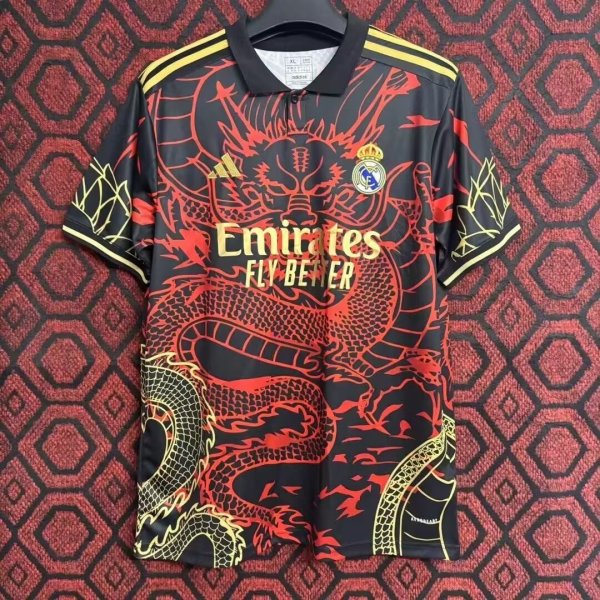 Real Madrid Chinese Red Dragon Fans 1:1 Quality Soccer Jersey 24/25