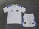 Leeds United  Home White Kids Kits 1:1 Quality Soccer Jersey 25/26