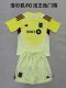 25/26 Los Angeles Goalkeeper Light Yellow Kids Kits 1:1 Quality Soccer Jersey