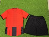 24/25  USM Alger Red  Kids 1:1 Quality Soccer Jersey