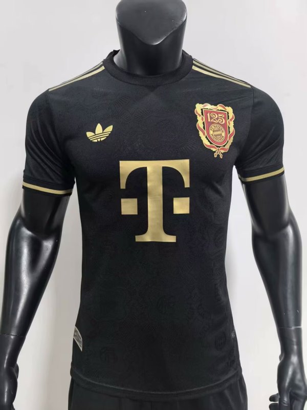 Bayern Munich 125th Anniversary Edition Black Fans 1:1 Soccer Jersey 25/26