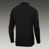 24/25  Real Madrid  Black Training Tracksuit 1:1 Quality Training Jersey