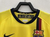 2008/2009  Barcelona Away Long sleeve Retro 1:1 Quality Soccer Jersey