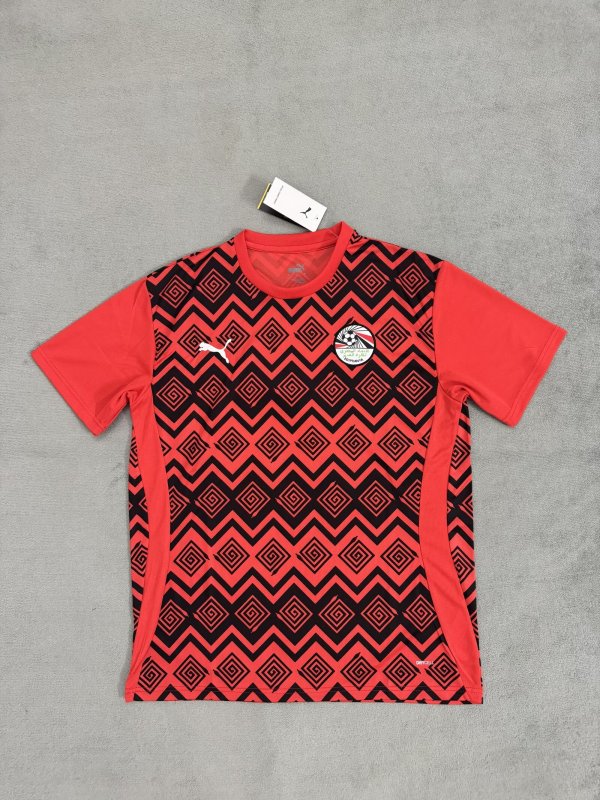 Egypt Training Clothes Red Fans 1:1 Quality Soccer Jersey 25/26