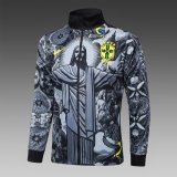 Brazil Black  Jacket Tracksuit 1:1 Quality 24/25