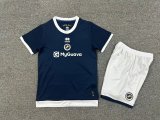 Millwall Home  Kids Kits 1:1 Quality Soccer Jersey 25/26