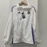 Real Madrid White Windbreaker 24/25
