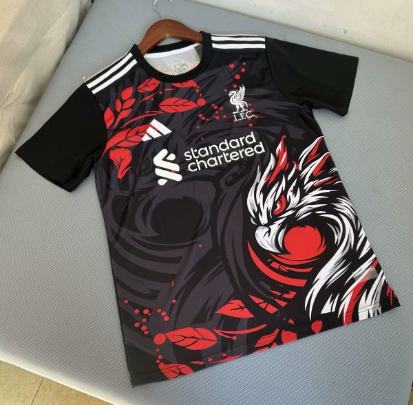 Liverpool Black Fans 1:1 Quality Soccer Jersey 25/26