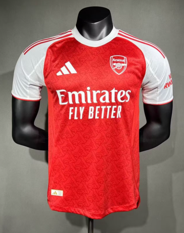 Arsenal Home Red Player 1:1 Quality Soccer Jersey 25/26