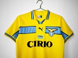 Lazio Third Yellow Retro Fans 1:1 Quality  Soccer Jersey 1998/1999