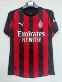 AC Milan Home Player 1:1 Quality Soccer Jersey 25/26