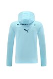 24/25  Marseille Jacket Tracksuit Blue Hoodie 1:1 Quality