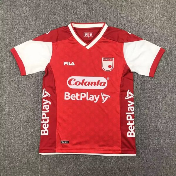 24/25 Independiente Santa Fe Home Fans 1:1 Quality Soccer Jersey