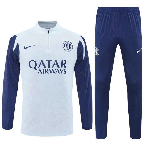Inter Milan Light Gray Player Version 1:1 Quality Training Jersey 25/26