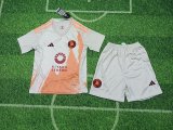 Roma  Away Kids kits 1:1 Quality  Soccer Jersey 24/25
