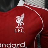 25/26   Liverpool Home Red  Long Sleeve Player 1:1 Quality Soccer Jersey