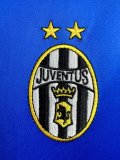Juventus  Away  Long Sleeve Retro Fans 1:1 Quality Soccer Jersey 1999/2000