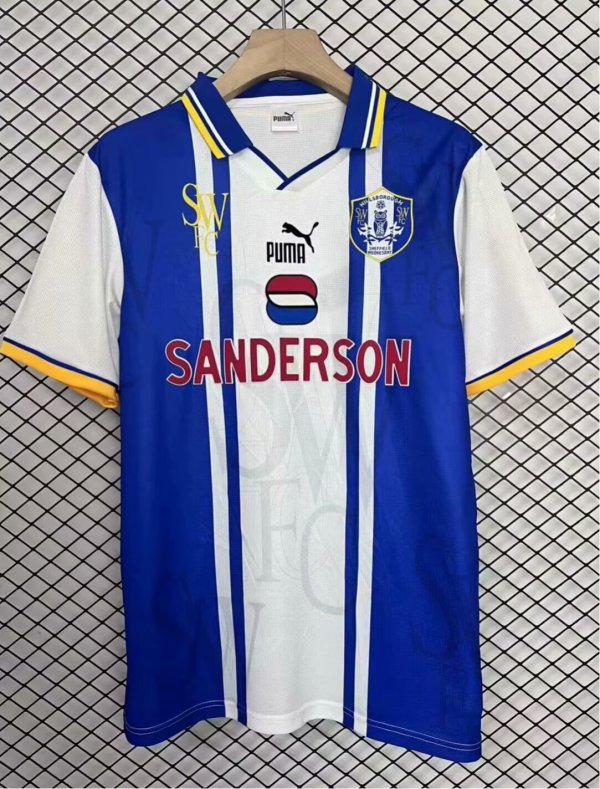 Sheffield Wednesday Home Fans Retro 1:1 Quality Soccer Jersey 1997