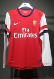 Arsenal Home Long Sleeves Player 1:1 Quality Retro Soccer Jersey 2012/2013