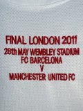 2010/2011 Manchester United  Away Long Sleeve 1:1 Retro Quality Soccer Jersey