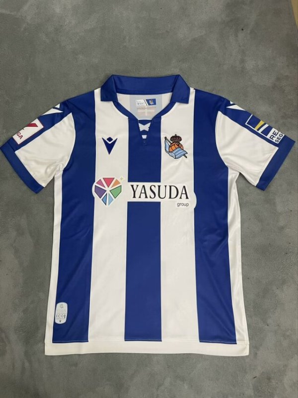 Real Sociedad Home Fans 1:1 Quality Soccer Jersey 24/25