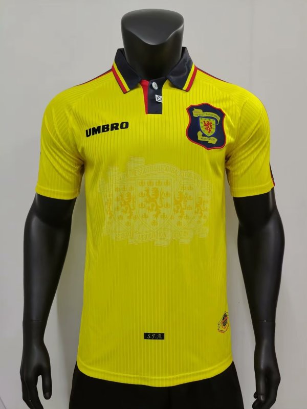 Scotland Away Fans 1:1 Quality Retro Soccer Jersey 1996/1998