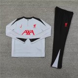 Liverpool  Grey With Black Fans Version 1:1 Quality Training Jersey 24/25