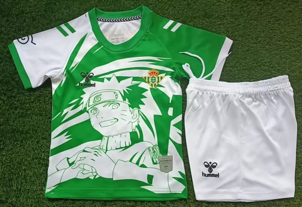 Real Betis Special Edition Kids Kits 1:1 Quality Soccer Jersey 25/26