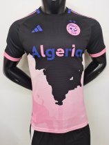 Algeria Black Pink Player 1:1 Quality Soccer Jersey 24/25 Algeria Black Pink Player 1:1 Quality Soccer Jersey 24/25
