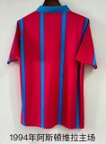 Aston Villa Home Retro 1:1 Quality Soccer Jersey 1994