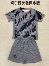 Chelsea Grey White Special Edition Adult Kits 1:1  Quality  Soccer Jersey 25/26（成人套装）