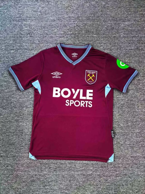 West Ham United Home Fans 1:1 Quality Soccer Jersey 25/26