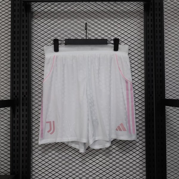Juventus Home Player White 1:1 Quality Shorts 25/26