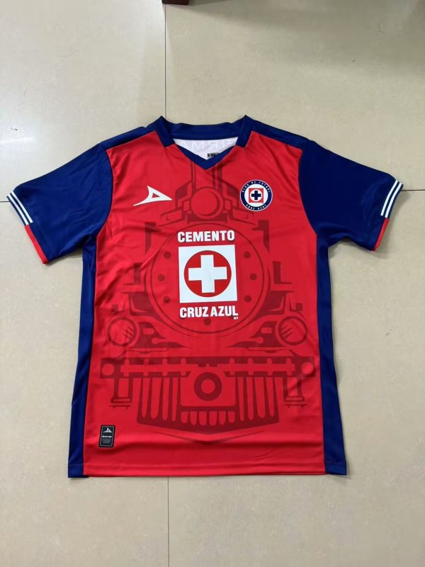 Cruz Azul Third Red Fans 1:1 Quality Soccer Jersey 24/25