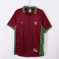 Portugal Home Fans 1:1 Quality Retro Soccer Jersey 1998 Portugal Home Fans 1:1 Quality Retro Soccer Jersey 1998