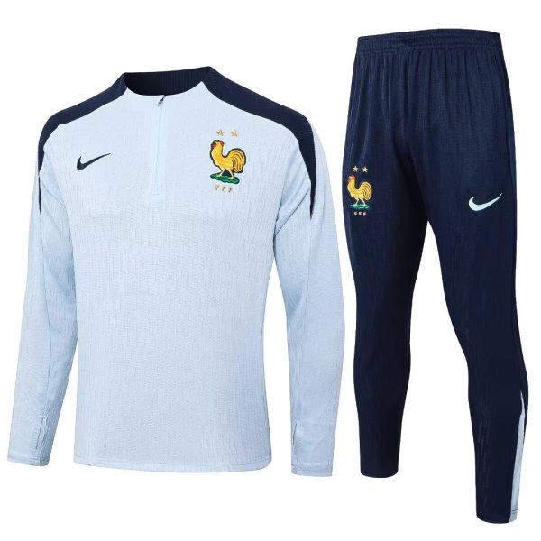 France Training Wathet 1:1 Quality Training Jersey 24/25