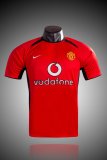 Manchester United Home Fans Retro 1:1 Quality  Soccer Jersey 2003/2004