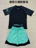 Sheffield United Wanderers Away Kids  Kits 1:1 Quality Soccer Jersey 24/25
