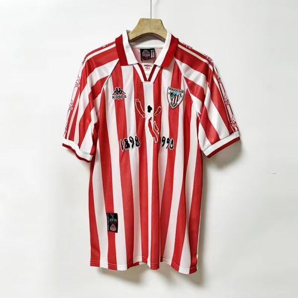 Bilbao  Home  Fans 1:1 Quality Retro Soccer Jersey 1997/1998