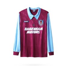 1995/1997 West Ham Home Long sleeve Retro 1:1 Quality Soccer Jersey